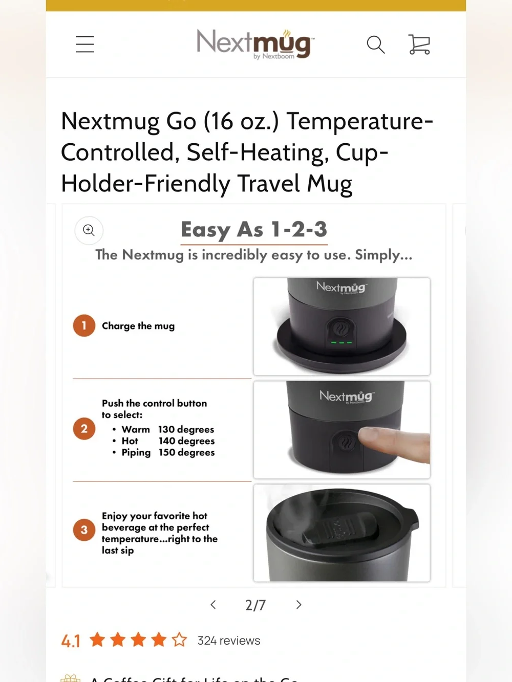 next Go by Nextboom - Black Travel Mug